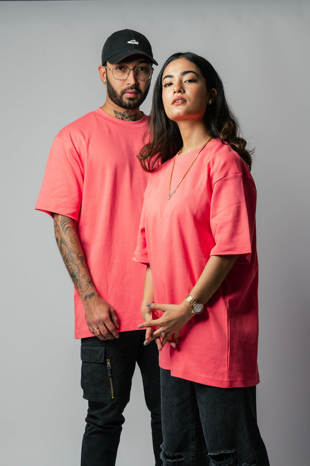 PINK BAHUT BADHI T-SHIRT