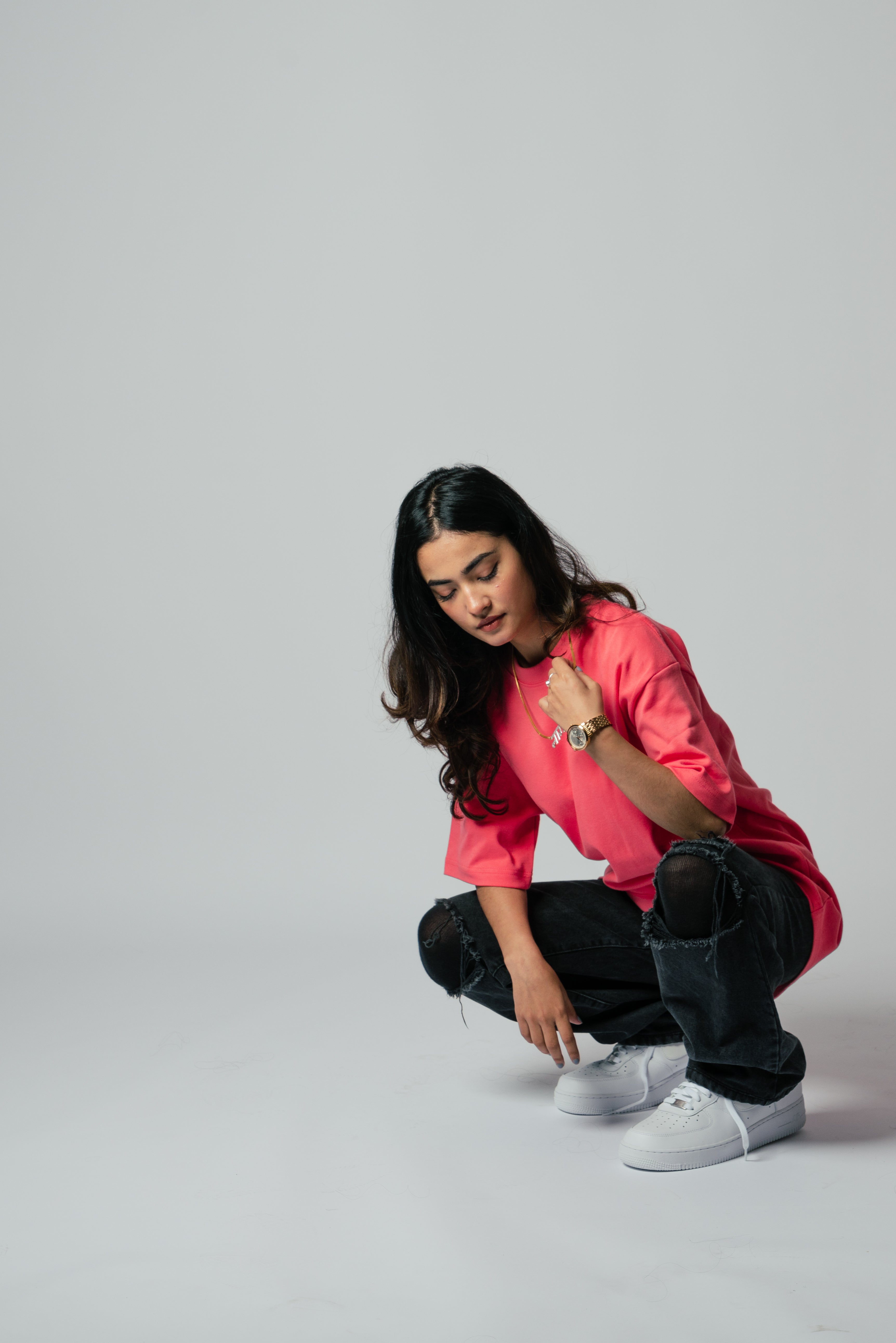 PINK BAHUT BADHI T-SHIRT