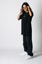 BLACK BAHUT BADHI T-SHIRT